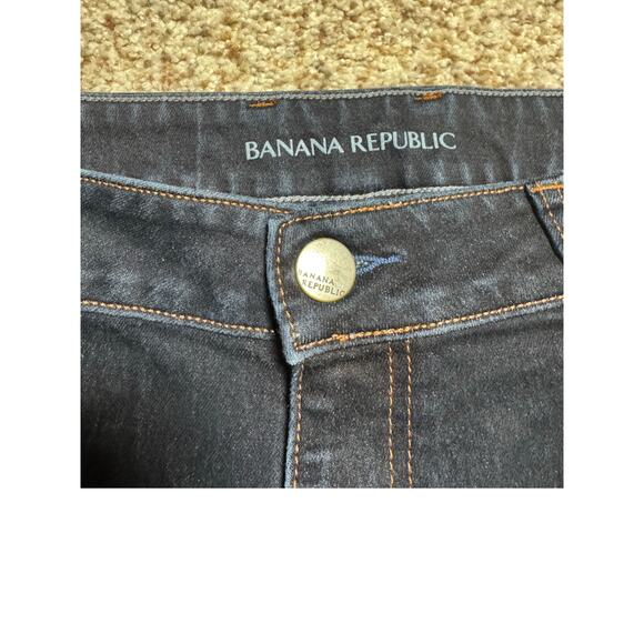 BANANA REPUBLIC Woman's Jeans/Pants 32P (Petite) Curvy Boot Cut, Dark Blue - Picture 6 of 9